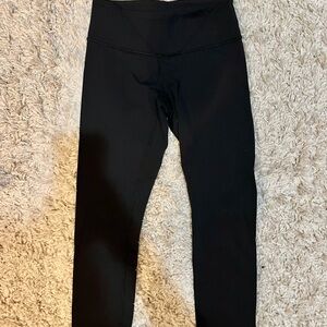 Lululemon Wunder Under Crop Leggings – Black – Size 2